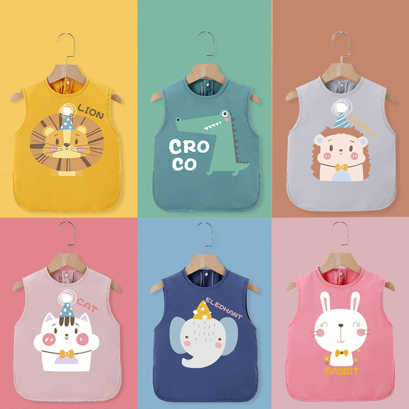 宝宝背心式防水公主罩衣婴儿童无袖反穿夏季吃饭围兜薄款透气可爱,童装/婴儿装/亲子装,反穿衣/罩衣,淘宝优惠券,粉丝福利购,淘宝优惠卷