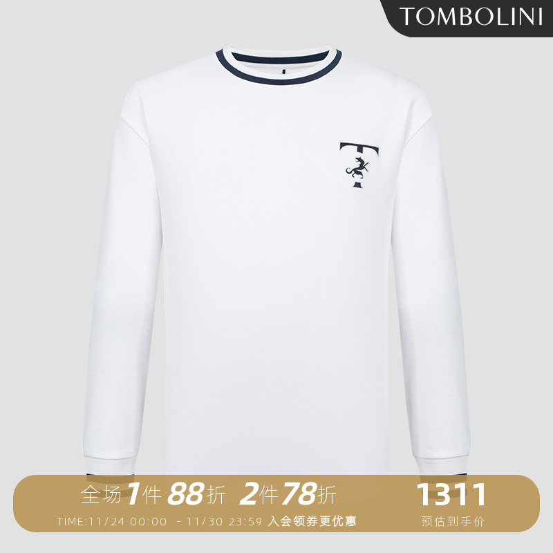 东博利尼条纹休闲卫衣