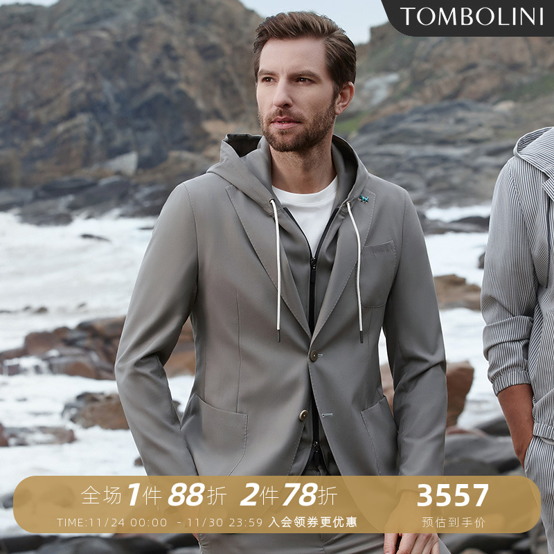 东博利尼西装纯羊毛进口面料