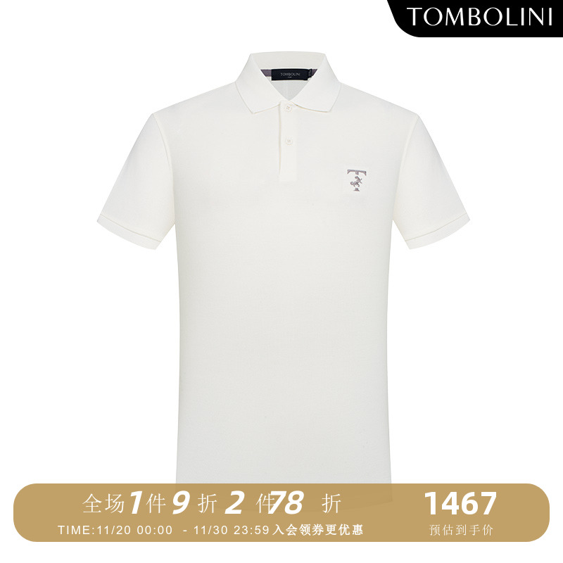TOMBOLINI男士春夏简约短袖polo