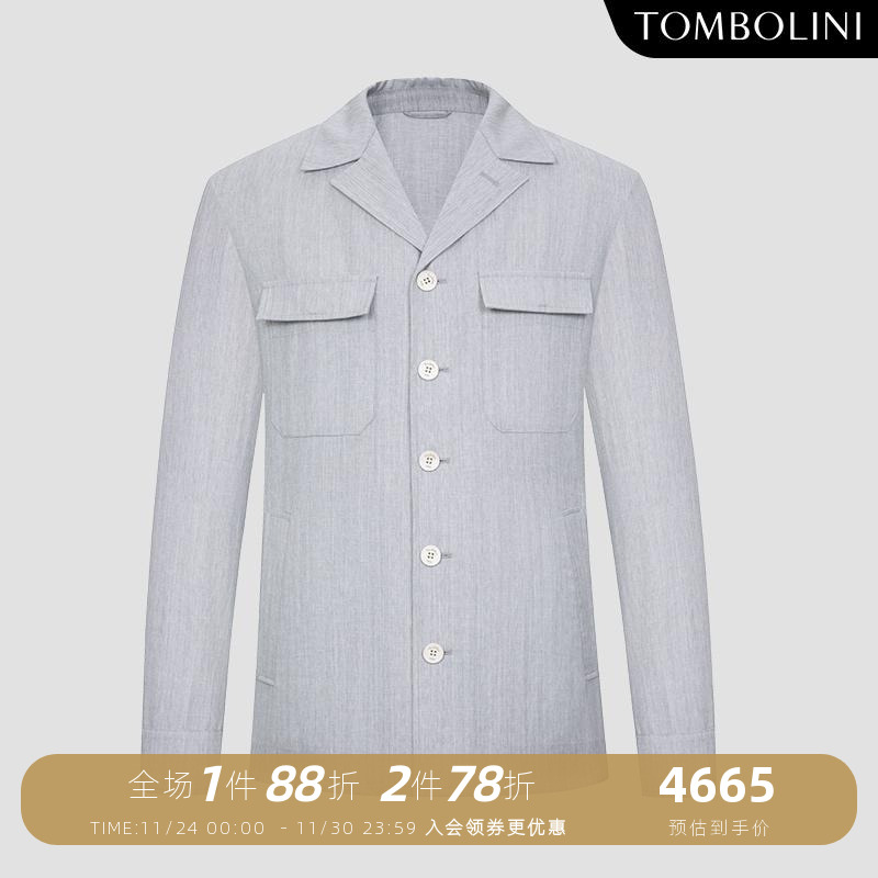 东博利尼春新款男士羊毛休闲西服