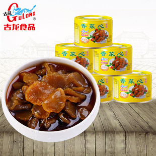 古龙罐头香菜心170g食品下饭酒菜凉菜小吃脆菜芯脯酱瓜配饭