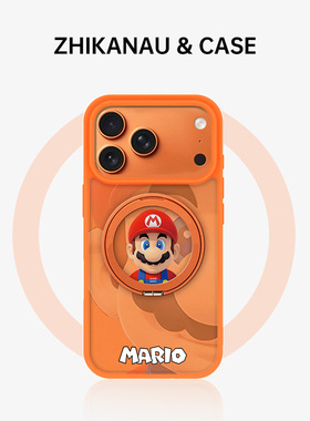 新款magsafe磁吸支点壳适用于苹果17pro好看的iphone17肤感air硅胶17promax马里奥手机壳16星宇橙色15全包潮