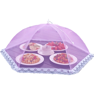 菜罩加大号防蝇饭菜盖家用折叠饭桌上盖菜的纱罩餐桌罩子罩桌神器