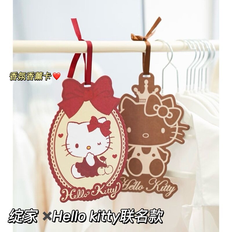 好可爱呀！绽家HelloKitty联名香薰卡片香氛卡小众持久留香室内图片