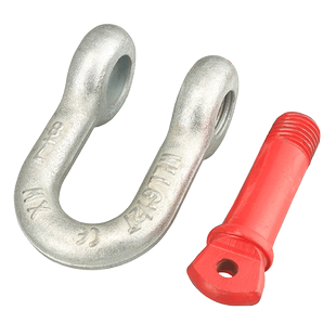 弓型卸扣D形马蹄扣U型环镀锌船用锁扣卡扣美式卸扣国标起重吊环