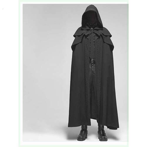中世纪神职人员教堂杀手服装刺客教条巫师牧师披风披风服饰
