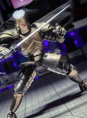 中世纪重装盔甲骑士拼装模型国产潮玩关节摆件星迪加模型diy