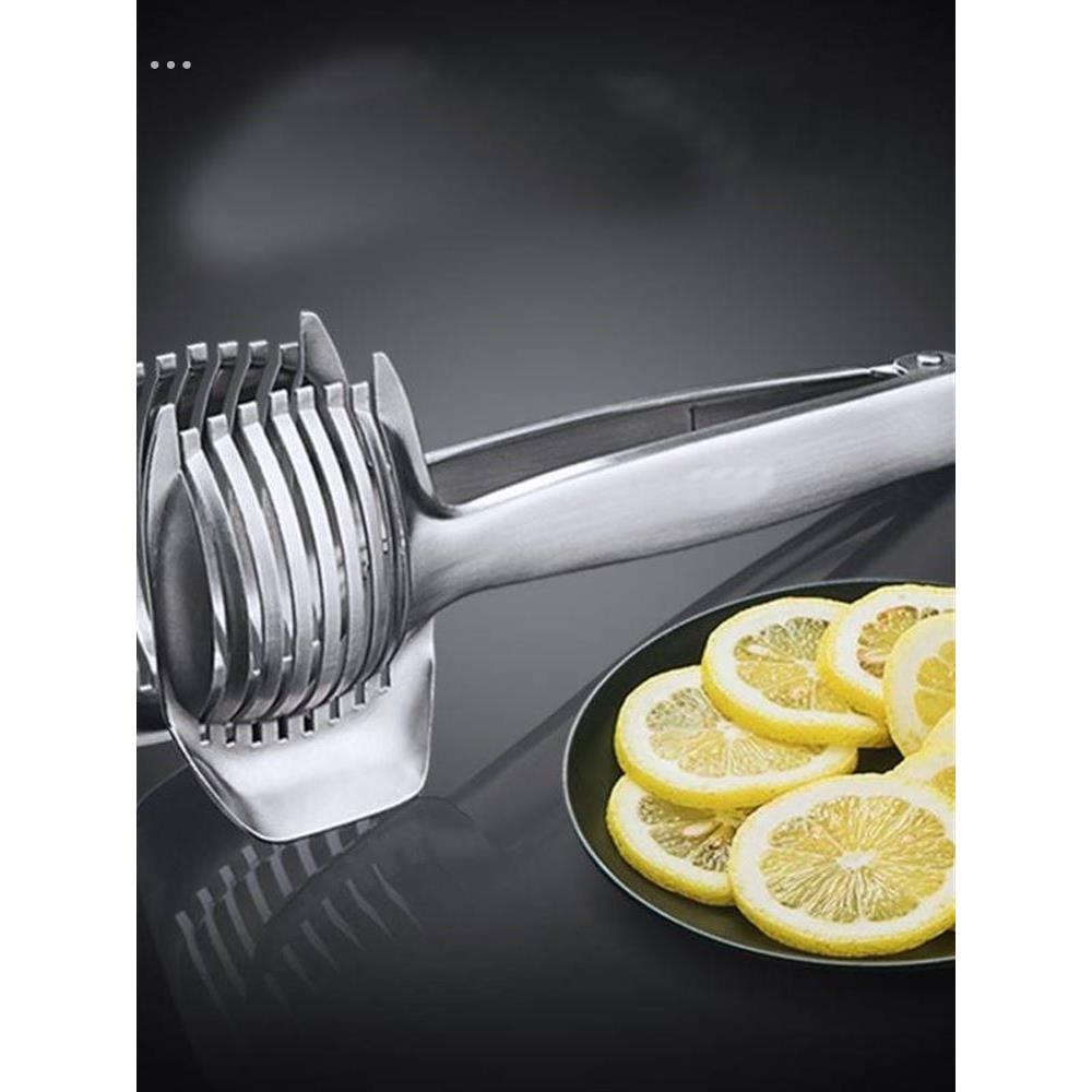 柠檬切片器商用奶茶店专用不锈钢切水煮蛋西柚番茄工具水果分割器