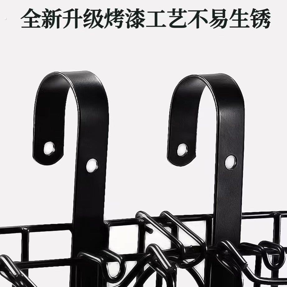自行车车筐前后通用挂钩式折叠车筐加大登山车后座车筐自行车前框