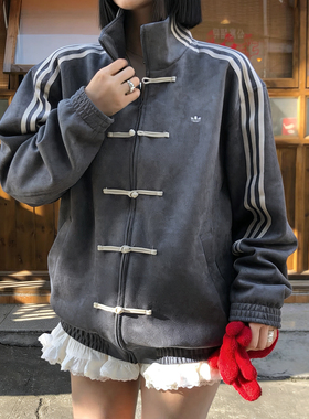 中式国风丨25冬季新款潮流新中式唐装外套复古保暖夹克外套走秀款