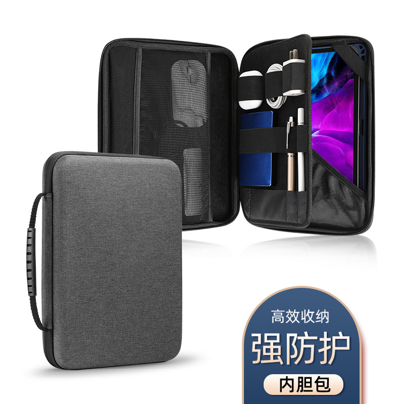 HONOR 태블릿 V8 PRO 내부 가방에 적합 12.1인치 태블릿 보호 케이스 ROD-W09 핸드백 하드 쉘 낙하 방지 키보드 액세서리 보관 가방 어깨 크로스바디 백팩