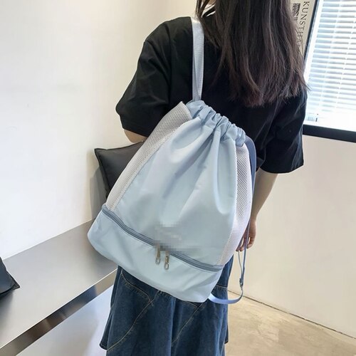 干湿分离健身包女新款带鞋位运动游泳瑜伽包双肩户外轻便旅行背包