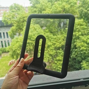 玉子烧锅盖  方形硅胶可立盖 可视钢化玻璃盖