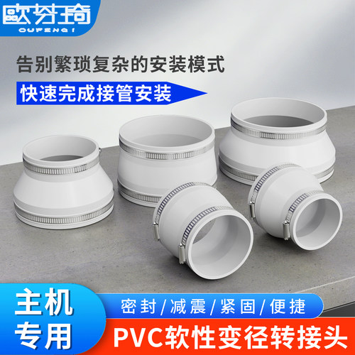 新风系统软连接变径软性接头pvc