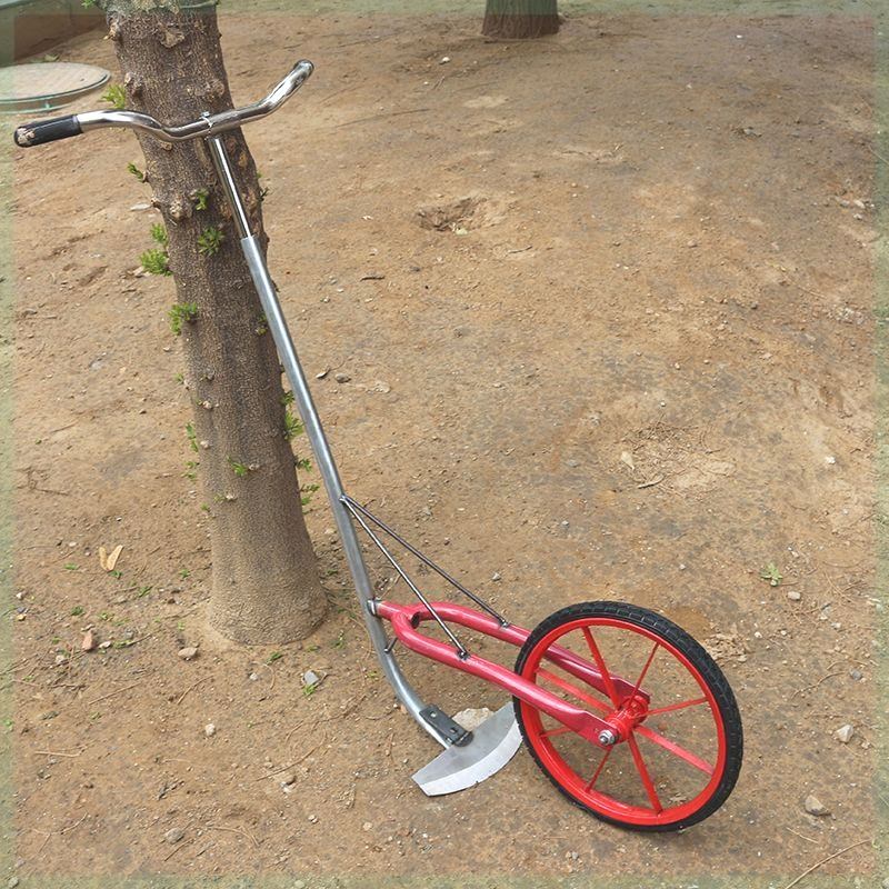 人工翻地松土锄草起垄神器家用小型耕地机翻土除草工具手拉犁锄头