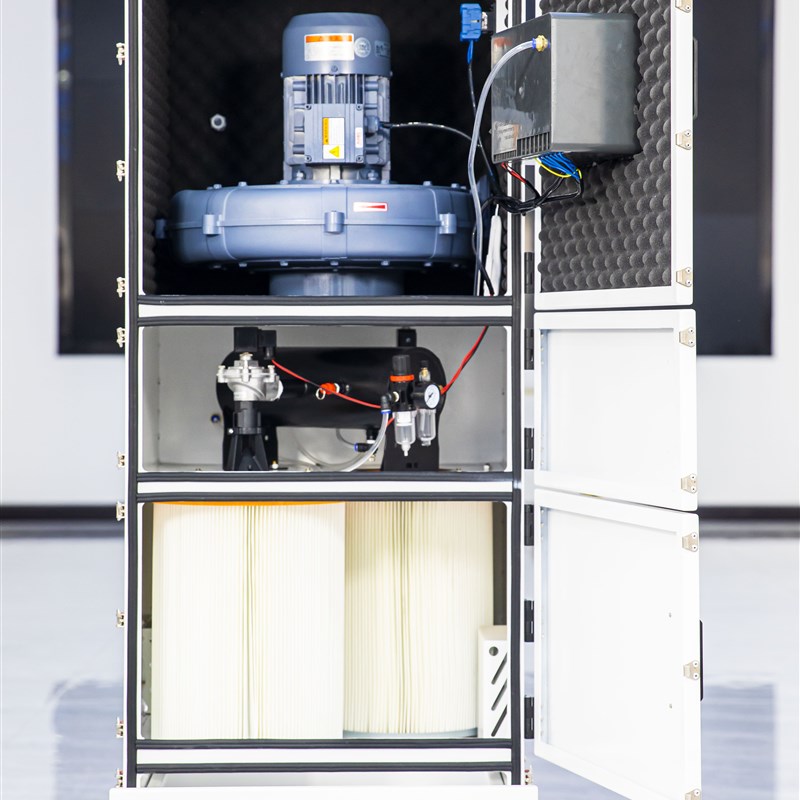 脉冲滤筒布袋JC-1500 1.5KW磨床吸尘器618模具机械粉尘打磨集尘器