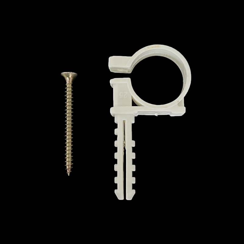 PPR带脚扣卡g排卡P型卡20 25 32 固定卡扣卡U型厚塑料管卡水管配