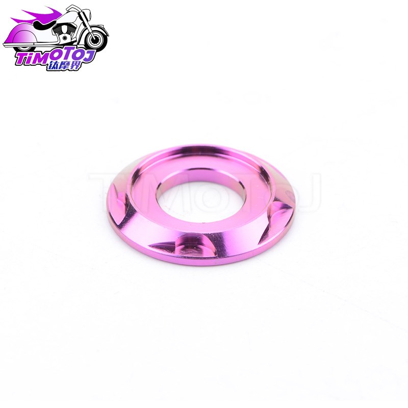TMJ 钛合金垫片M6/M8/M10哪咤风火轮花式台阶垫片TC4摩托车电动车