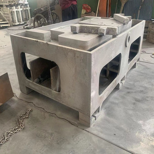 灰铁球墨机床铸件厂家 床身消失模翻砂铸造加工数控立柱来图定做