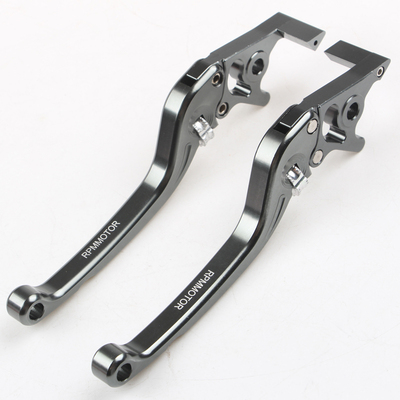 双碟刹牛角电动车电摩改装刹把刹车手柄侧推上泵可调手把杆铝合金