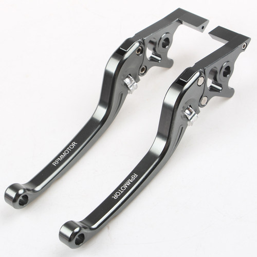 双碟刹牛角电动车电摩改装刹把刹车手柄侧推上泵可调手把杆铝合金