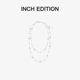 INCH EDITION满天星手工拉丝圆球吊坠长项链可叠戴气质颈链