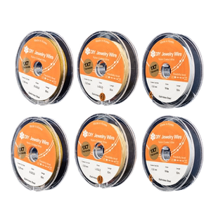 极细穿珍珠项链手链的专用线软钢丝线串珠线碾压日本进口金丝软线