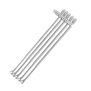 手工串珠针穿珠子文玩三通钩针串珠编织工具DIY穿珍珠钢丝引线