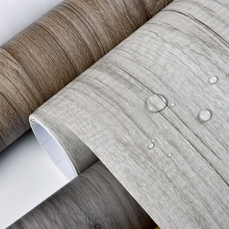 仿木纹橱柜橱柜改色防油家具翻新