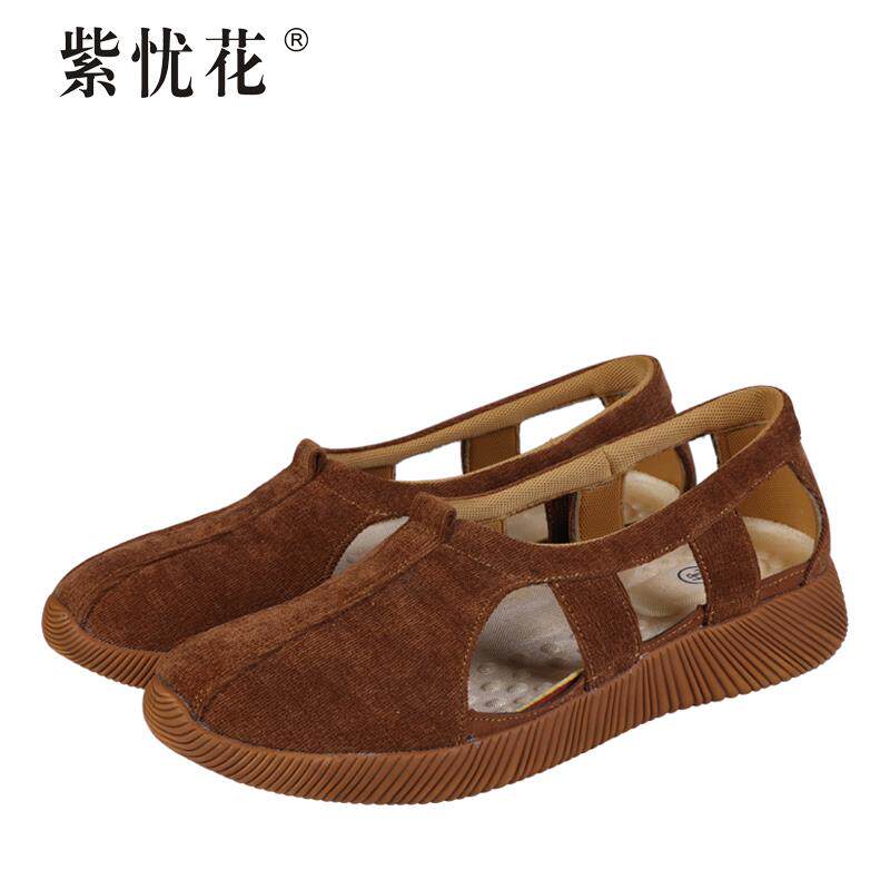 特卖紫忧花僧鞋罗汉鞋男女夏季出家人透气凉鞋防滑软底中式耐磨和