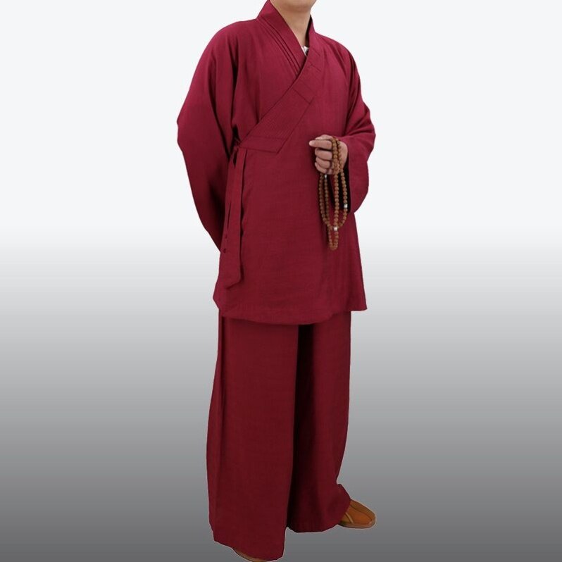 特价夏季薄款冰丝僧服罗汉褂套装出家僧人罗汉衫和尚服全套僧衣装