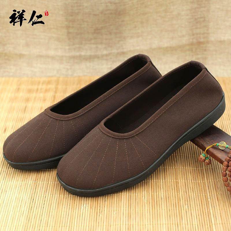 特卖祥仁单鞋男女款布鞋帆布居士鞋禅修鞋僧鞋僧服居士服春夏秋季