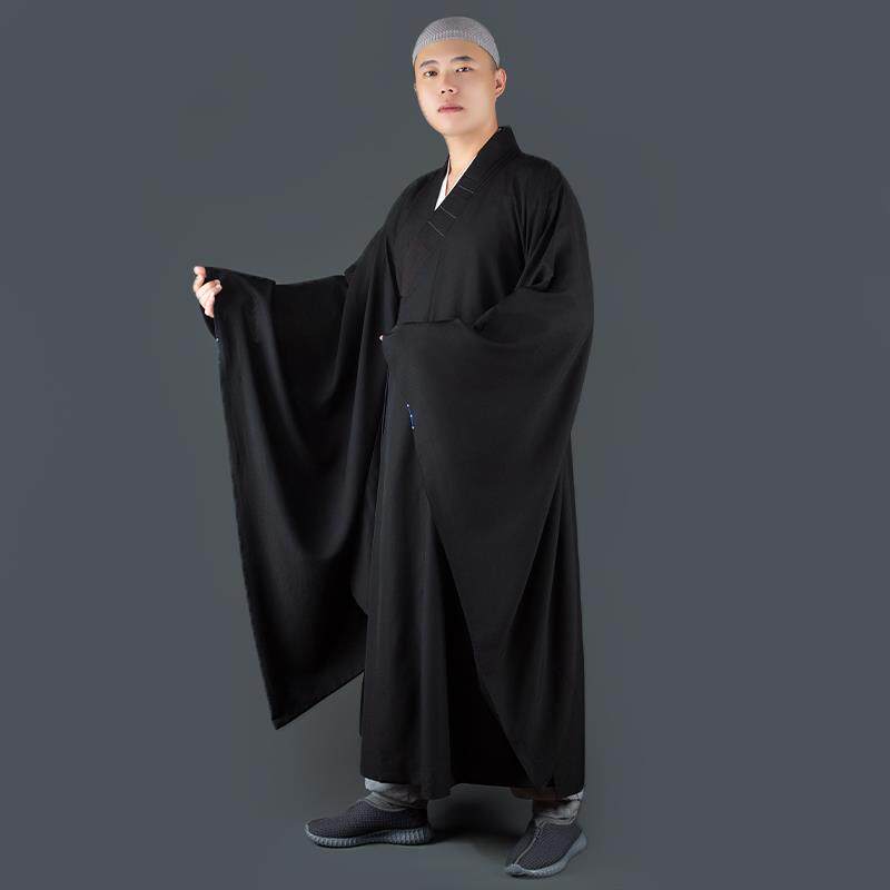 特卖竺云广袖海青僧服男女款居士服佛衣法会大袖口宽袖海清僧袍和