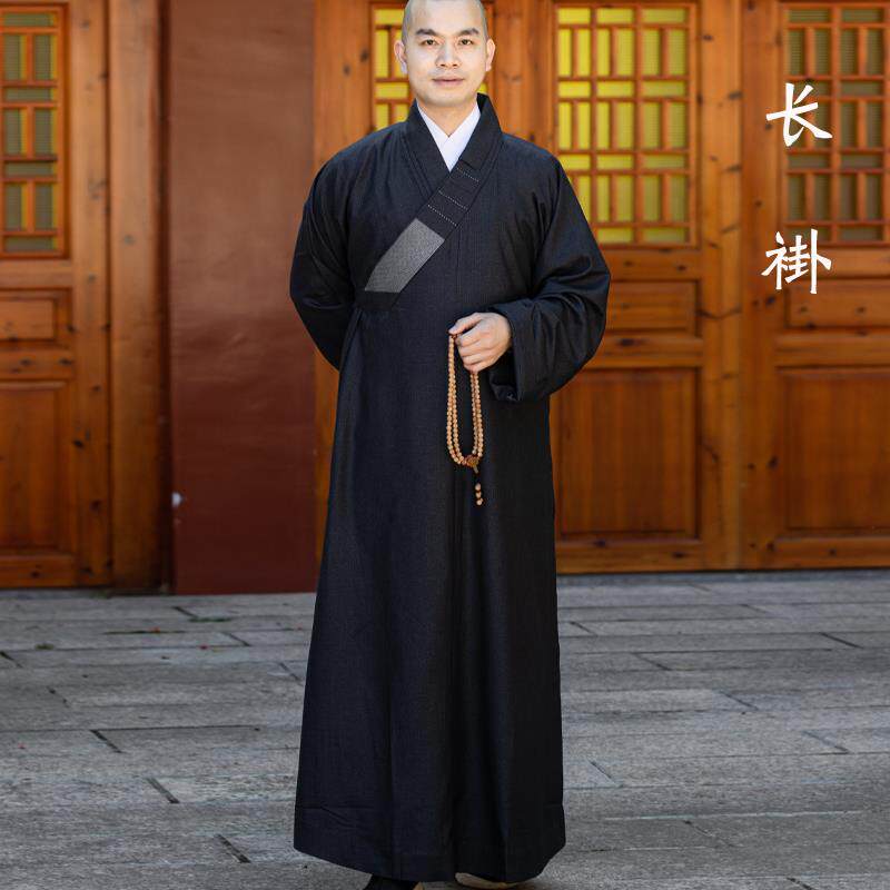 特卖僧服大褂和尚服装春秋男女僧衣短褂和尚衣长褂长衫僧人小褂罗
