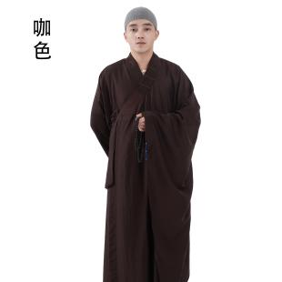 特卖意尘僧服祖衣金边袈裟天丝出家人僧衣佛衣大褂夏季法衣搭衣和