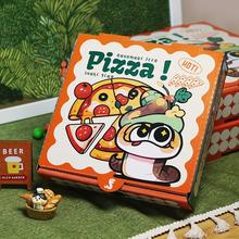 蛇年铝膜披萨打包盒商用7891012英寸外卖pizza包装定制批发新品