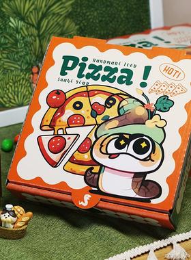 蛇年铝膜披萨打包盒商用7891012英寸外卖pizza包装定制批发新品