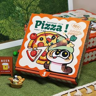 蛇年铝膜披萨打包盒商用7891012英寸外卖pizza包装定制批发新品