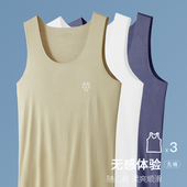 背心夏季 大码 超薄款 上衣健身运动跨栏宽松打底汗衫 无袖 无痕男士