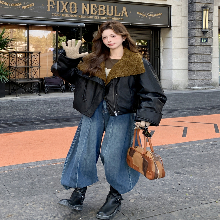 2025年冬季女装女士精品皮衣2C112-H021-P345-K478