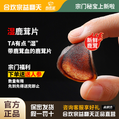 合欢宗益翻天梅花鹿鹿茸片