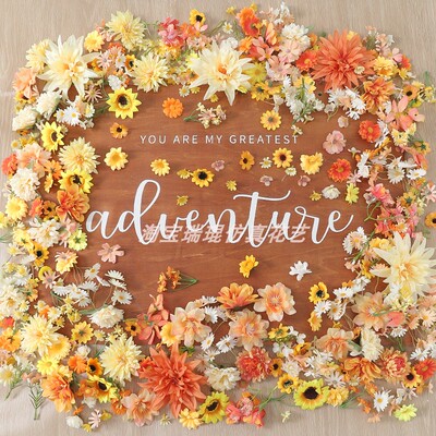 混搭菊花雏菊向日葵花朵仿真花