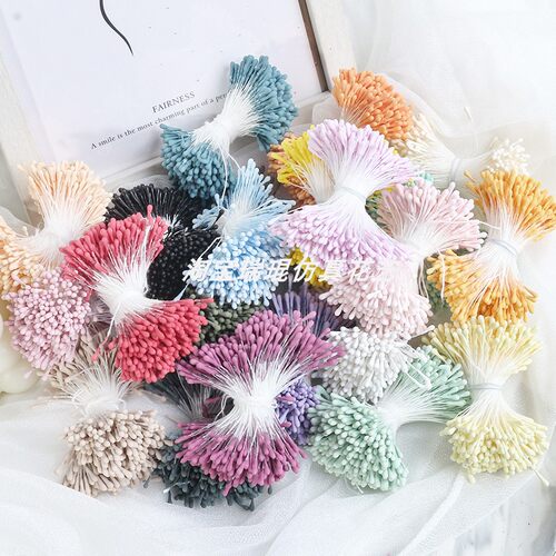 仿真花芯花蕊绒花手工DIY材料