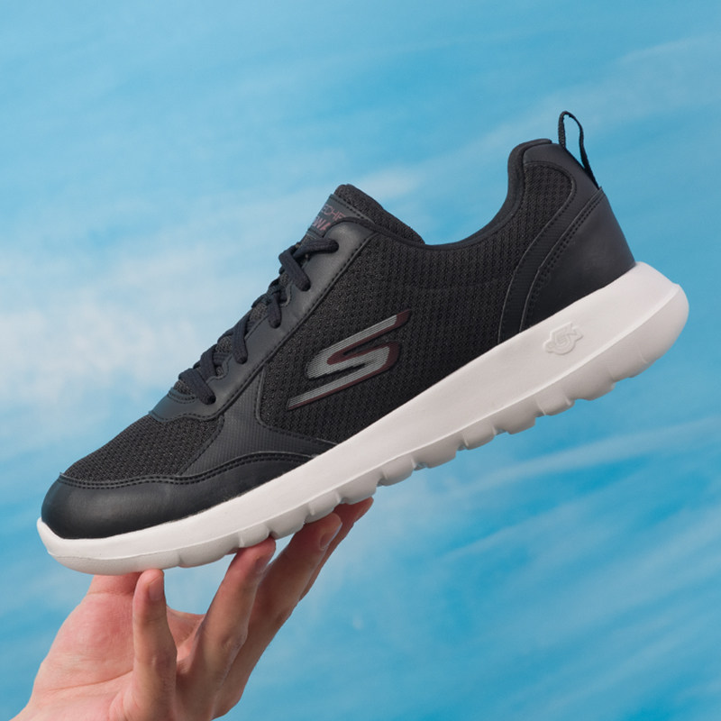 斯凯奇（Skechers）男鞋秋冬25新款GO WALK MAX 健步鞋软底跑步鞋,流行男鞋,时尚休闲鞋,淘宝优惠券,粉丝福利购,淘宝优惠卷