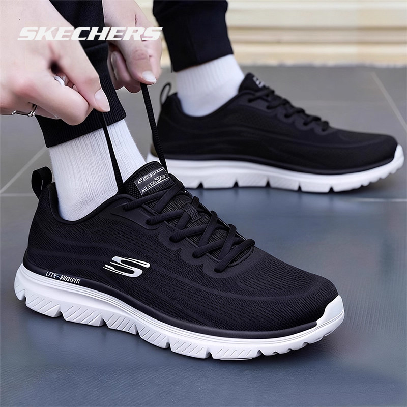 斯凯奇男鞋轻便减震健步鞋2025新款运动鞋锻炼父亲鞋通勤休闲鞋,流行男鞋,健步鞋,淘宝优惠券,粉丝福利购,淘宝优惠卷