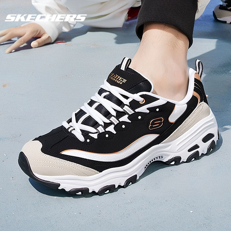 斯凯奇男鞋黑金熊猫鞋官方春季款厚底老爹鞋男士运动鞋透气休闲鞋,流行男鞋,时尚休闲鞋,淘宝优惠券,粉丝福利购,淘宝优惠卷