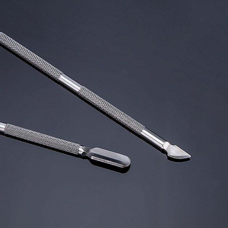 美甲钢推小刚推死皮剪双头死皮推指甲推卸甲专用去死皮工具