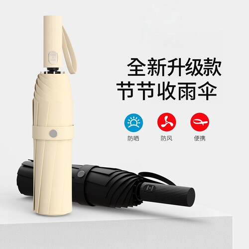 高颜值自动折叠伞新款
