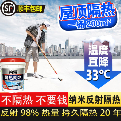 顺丰包邮隔热降温涂料持久20年
